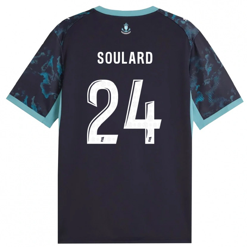 Danxen Mujer Camiseta Amandine Soulard #24 Turquesa Pálido Blanco Negro 2ª Equipación 2026/27 La Camisa México