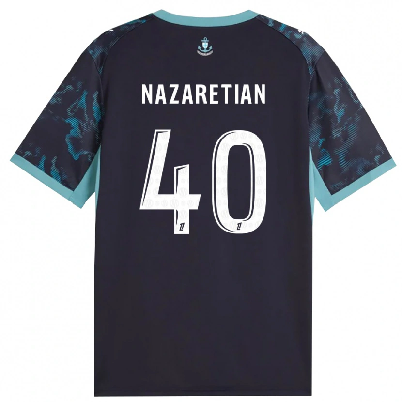 Danxen Mujer Camiseta Manuel Nazaretian #40 Turquesa Pálido Blanco Negro 2ª Equipación 2026/27 La Camisa México