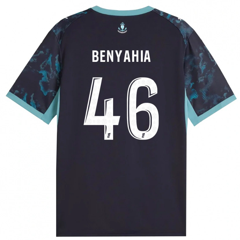 Danxen Mujer Camiseta Aylan Benyahia-Tani #46 Turquesa Pálido Blanco Negro 2ª Equipación 2026/27 La Camisa México