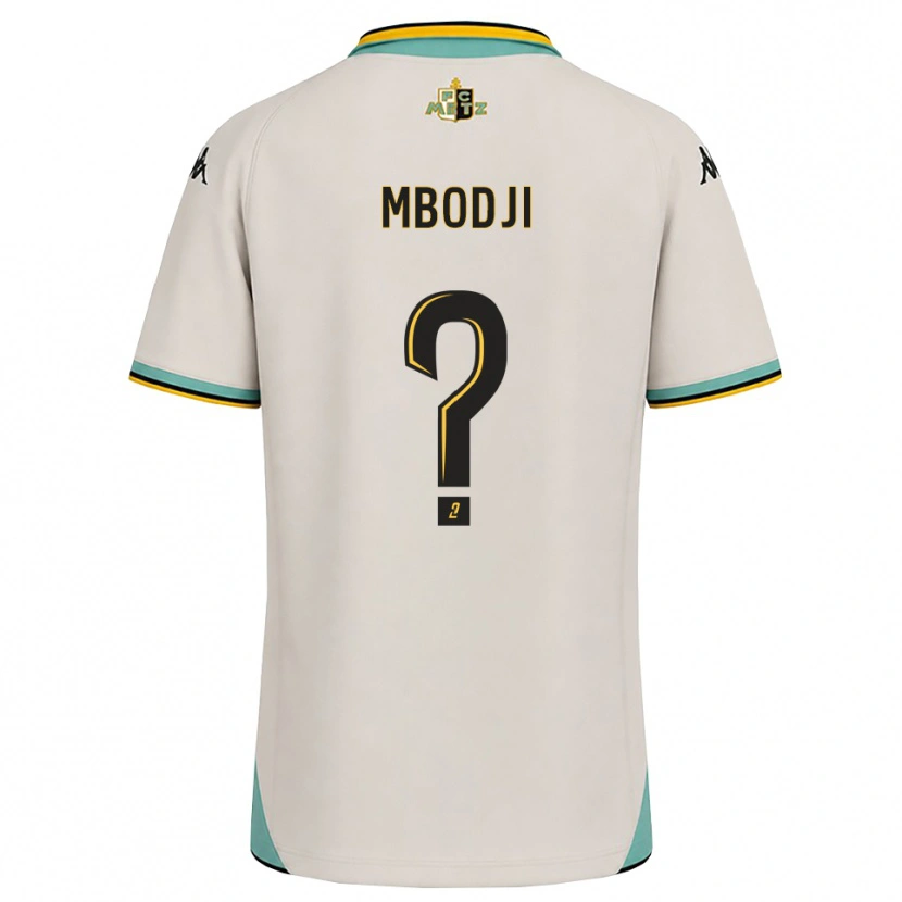 Danxen Mujer Camiseta Abdourahmane Mbodji #0 Blanco Floral Negro 2ª Equipación 2026/27 La Camisa México