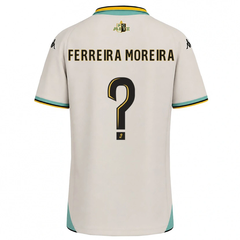 Danxen Mujer Camiseta Ruben Ferreira Moreira #0 Blanco Floral Negro 2ª Equipación 2026/27 La Camisa México