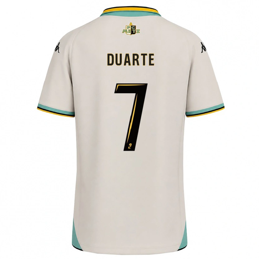 Danxen Mujer Camiseta Diego Duarte #7 Blanco Floral Negro 2ª Equipación 2026/27 La Camisa México