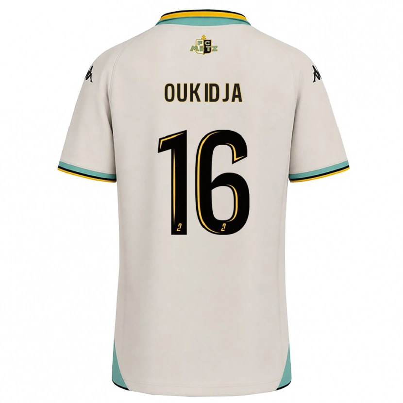 Danxen Mujer Camiseta Alexandre Oukidja #16 Blanco Floral Negro 2ª Equipación 2026/27 La Camisa México