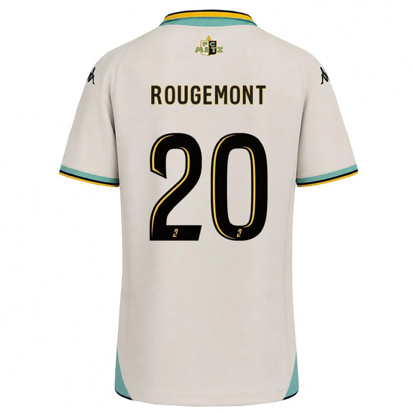 Danxen Mujer Camiseta Justine Rougemont #20 Blanco Floral Negro 2ª Equipación 2026/27 La Camisa México