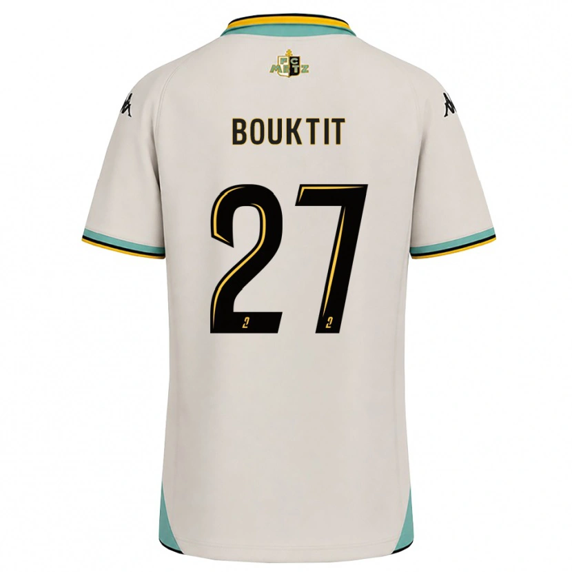 Danxen Mujer Camiseta Assia Bouktit #27 Blanco Floral Negro 2ª Equipación 2026/27 La Camisa México