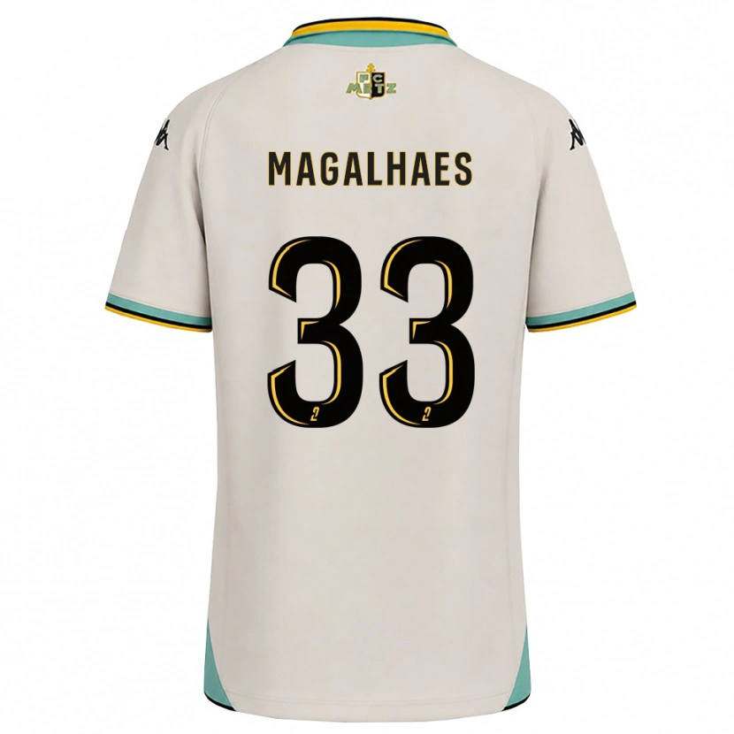 Danxen Mujer Camiseta Manon Magalhaes #33 Blanco Floral Negro 2ª Equipación 2026/27 La Camisa México