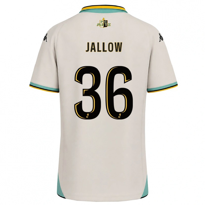 Danxen Mujer Camiseta Ablie Jallow #36 Blanco Floral Negro 2ª Equipación 2026/27 La Camisa México