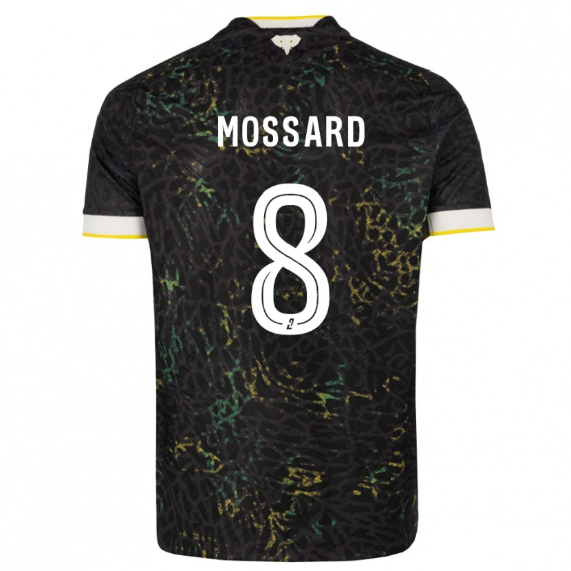 Danxen Mujer Camiseta Juliette Mossard #8 Negro Blanco Amarillo 2ª Equipación 2026/27 La Camisa México