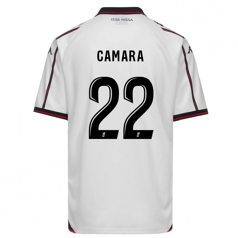 Danxen Mujer Camiseta Issiaga Camara #22 Negro Blanco 2ª Equipación 2026/27 La Camisa México
