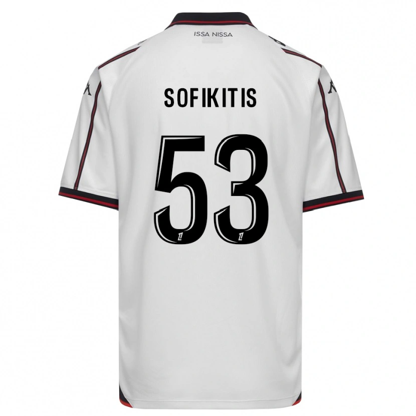 Danxen Mujer Camiseta Yanis Sofikitis #53 Negro Blanco 2ª Equipación 2026/27 La Camisa México