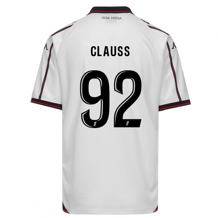 Danxen Mujer Camiseta Jonathan Clauss #92 Negro Blanco 2ª Equipación 2026/27 La Camisa México