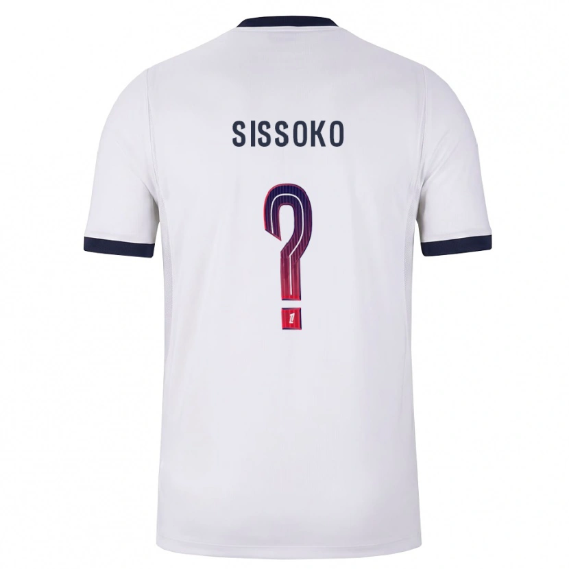 Danxen Mujer Camiseta Nassiama Sissoko #0 Blanco Negro Rojo 2ª Equipación 2026/27 La Camisa México
