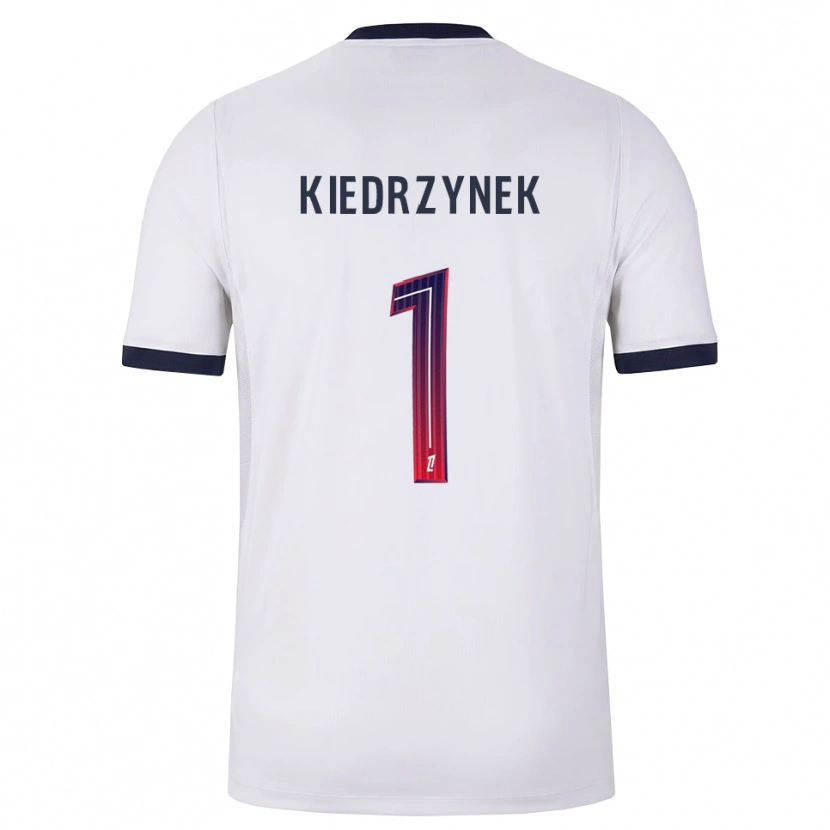 Danxen Mujer Camiseta Katarzyna Kiedrzynek #1 Blanco Negro Rojo 2ª Equipación 2026/27 La Camisa México
