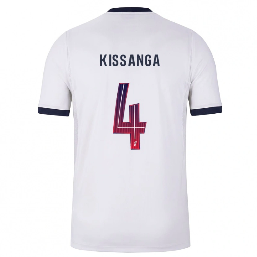 Danxen Mujer Camiseta Hugo Kissanga #4 Blanco Negro Rojo 2ª Equipación 2026/27 La Camisa México