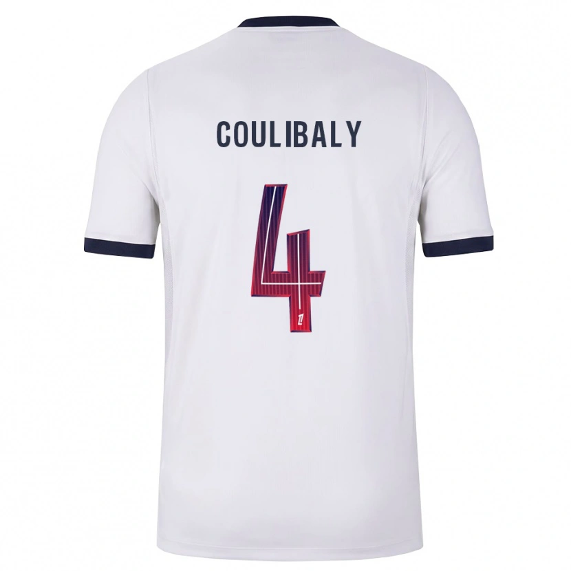 Danxen Mujer Camiseta Samba Coulibaly #4 Blanco Negro Rojo 2ª Equipación 2026/27 La Camisa México