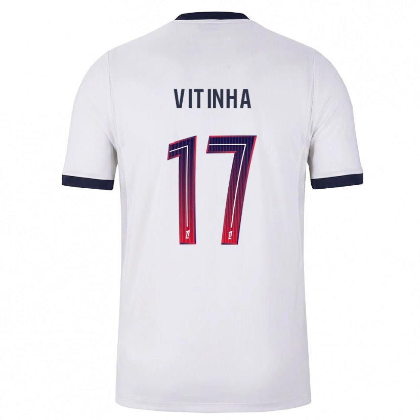 Danxen Mujer Camiseta Vítor Machado Ferreira #17 Blanco Negro Rojo 2ª Equipación 2026/27 La Camisa México