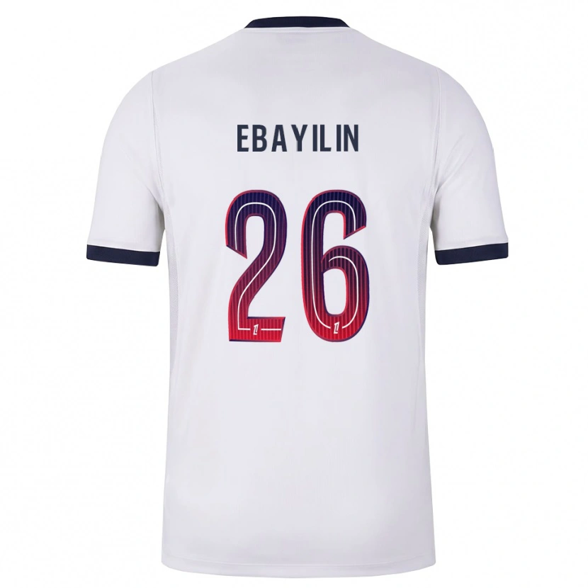 Danxen Mujer Camiseta Anaïs Ebayilin #26 Blanco Negro Rojo 2ª Equipación 2026/27 La Camisa México