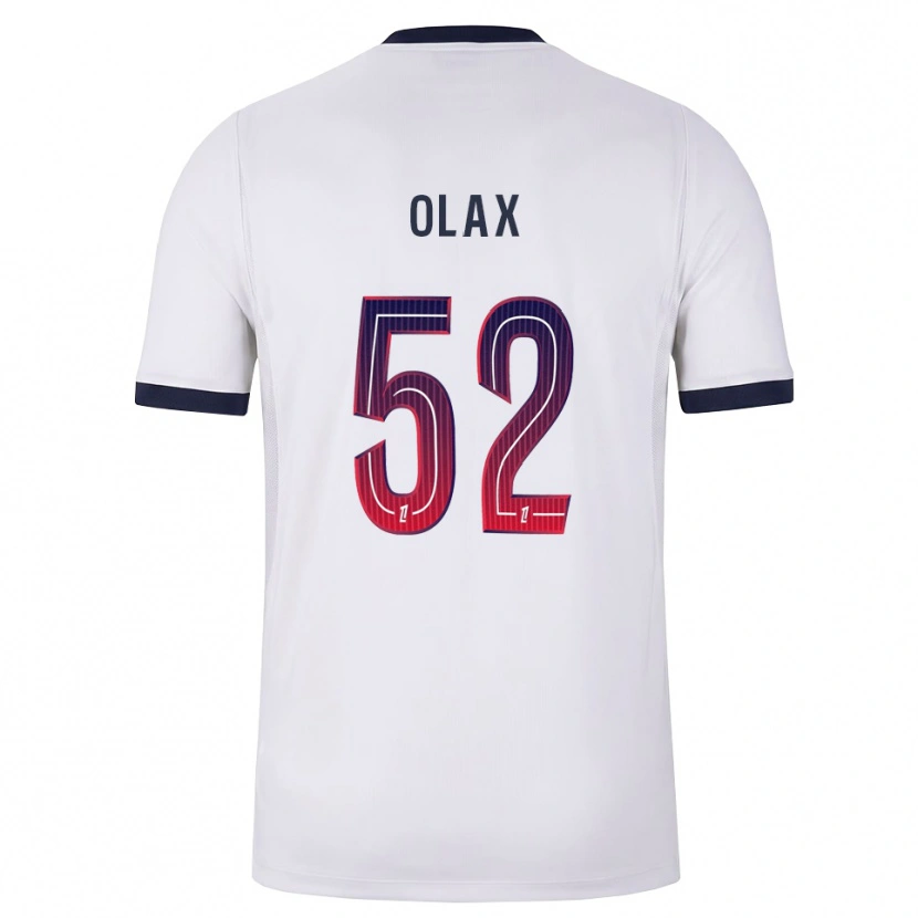 Danxen Mujer Camiseta Djamy Olax #52 Blanco Negro Rojo 2ª Equipación 2026/27 La Camisa México
