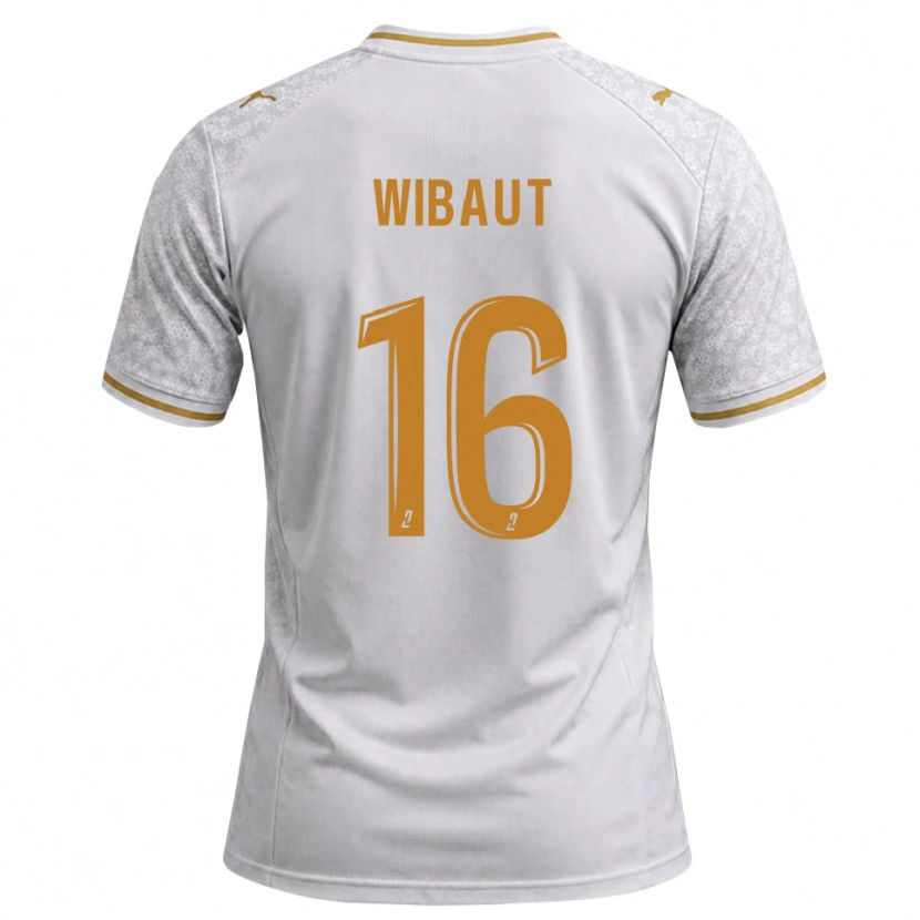 Danxen Mujer Camiseta Clara Wibaut #16 Blanco Gris Dorado 2ª Equipación 2026/27 La Camisa México