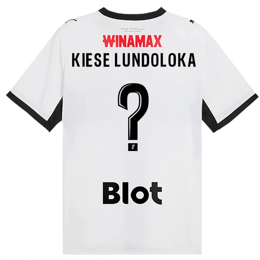 Danxen Mujer Camiseta Jeanslor Kiese Lundoloka #0 Negro Blanco Rojo 2ª Equipación 2026/27 La Camisa México