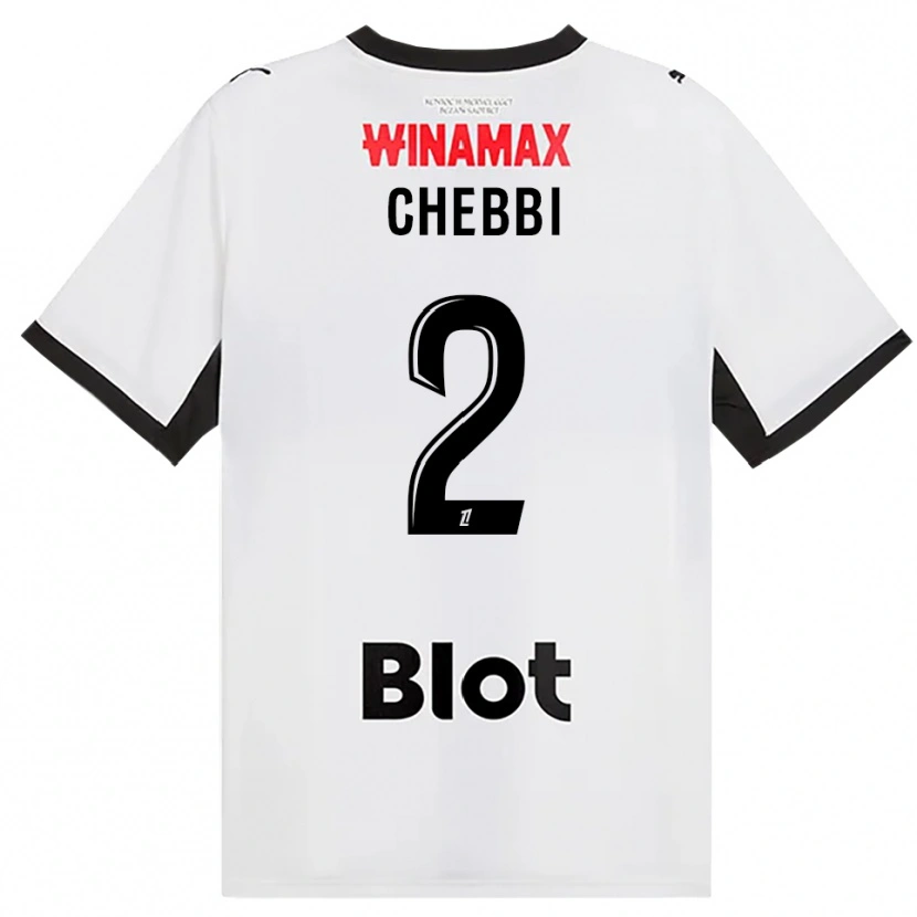 Danxen Mujer Camiseta Mohamed Chebbi #2 Negro Blanco Rojo 2ª Equipación 2026/27 La Camisa México