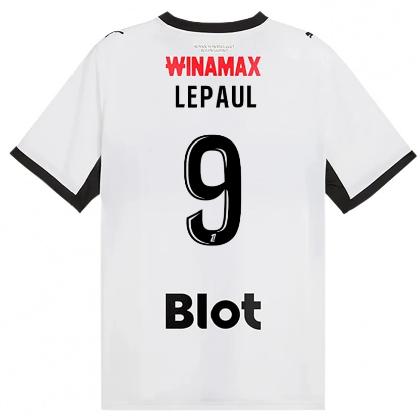 Danxen Mujer Camiseta Estéban Lepaul #9 Negro Blanco Rojo 2ª Equipación 2026/27 La Camisa México