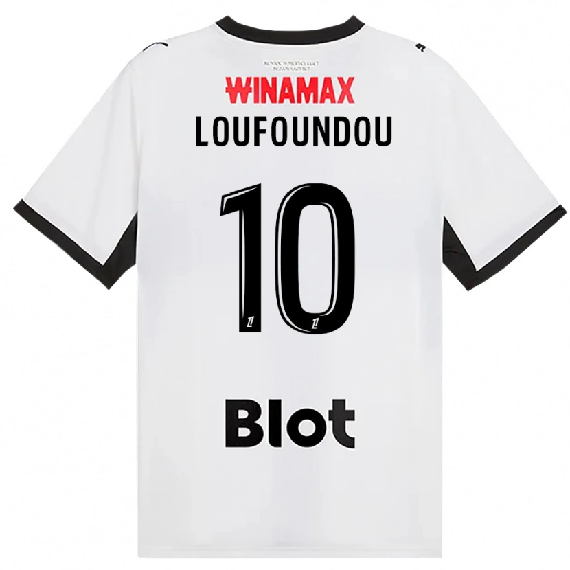 Danxen Mujer Camiseta Noah Loufoundou #10 Negro Blanco Rojo 2ª Equipación 2026/27 La Camisa México