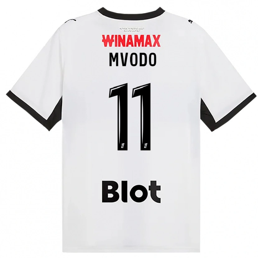 Danxen Mujer Camiseta Steeve Mvodo Mvodo #11 Negro Blanco Rojo 2ª Equipación 2026/27 La Camisa México