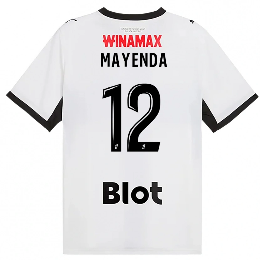 Danxen Mujer Camiseta Eliezer Mayenda #12 Negro Blanco Rojo 2ª Equipación 2026/27 La Camisa México
