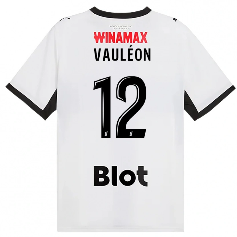 Danxen Mujer Camiseta Antoine Vauléon #12 Negro Blanco Rojo 2ª Equipación 2026/27 La Camisa México