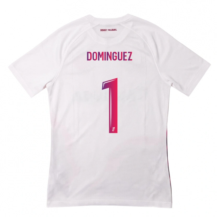 Danxen Mujer Camiseta Álex Domínguez #1 Blanco Rosa Morado 2ª Equipación 2026/27 La Camisa México