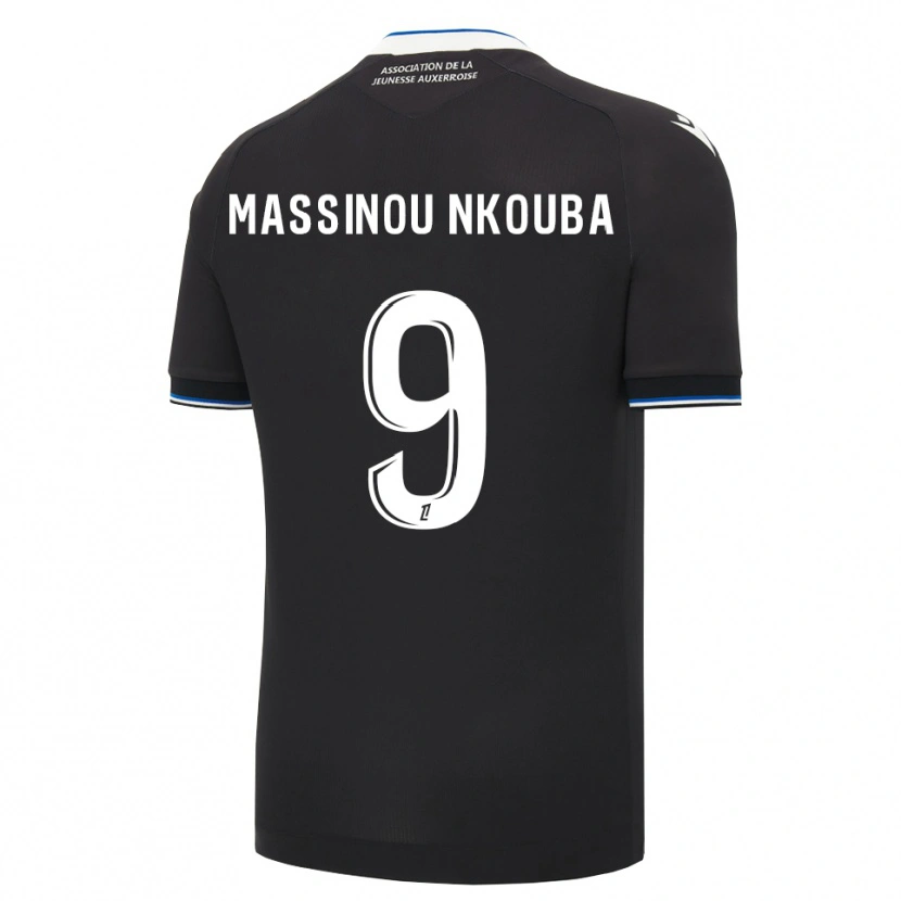 Danxen Mujer Camiseta Pierre Massinou Nkouba #9 Negro Azul Blanco 2ª Equipación 2026/27 La Camisa México