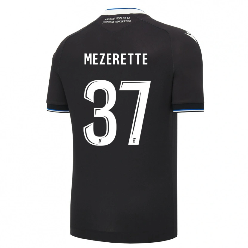 Danxen Mujer Camiseta Louis Mezerette #37 Negro Azul Blanco 2ª Equipación 2026/27 La Camisa México