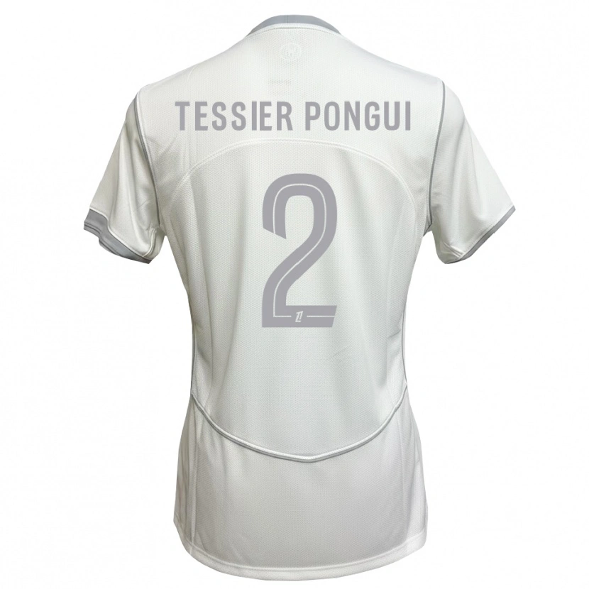 Danxen Mujer Camiseta Leyti Tessier Pongui #2 Blanco Gris 2ª Equipación 2026/27 La Camisa México