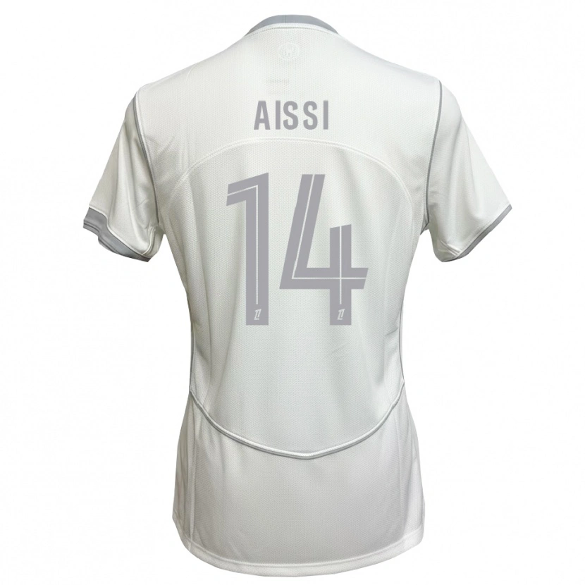 Danxen Mujer Camiseta Kylian Aissi #14 Blanco Gris 2ª Equipación 2026/27 La Camisa México