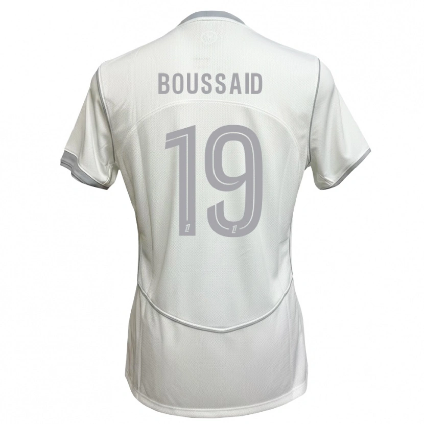 Danxen Mujer Camiseta Willsem Boussaid #19 Blanco Gris 2ª Equipación 2026/27 La Camisa México