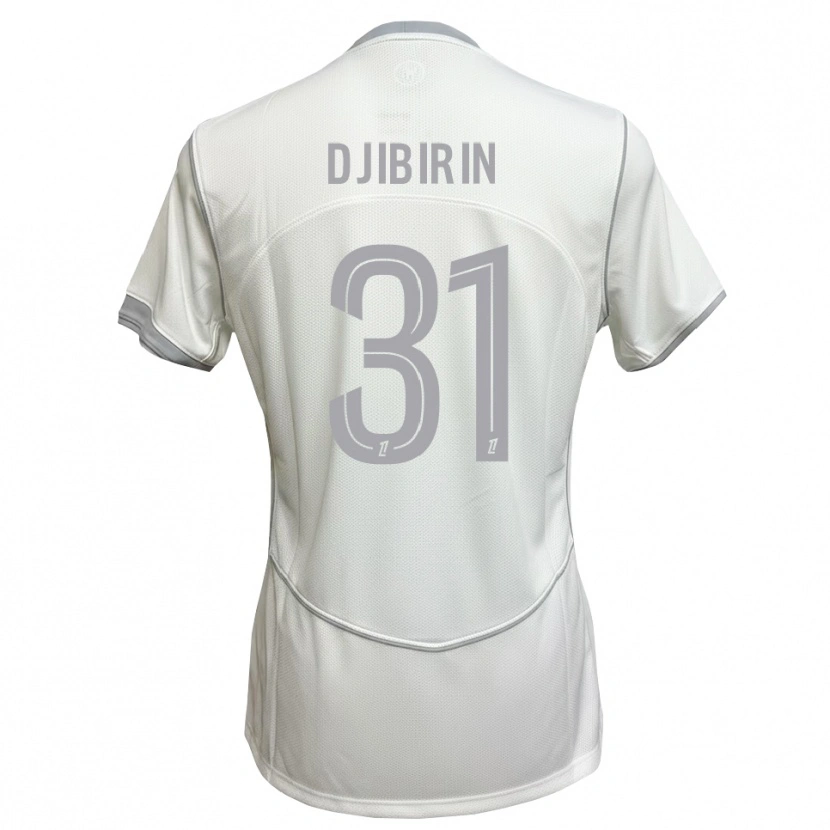 Danxen Mujer Camiseta Harouna Djibirin #31 Blanco Gris 2ª Equipación 2026/27 La Camisa México