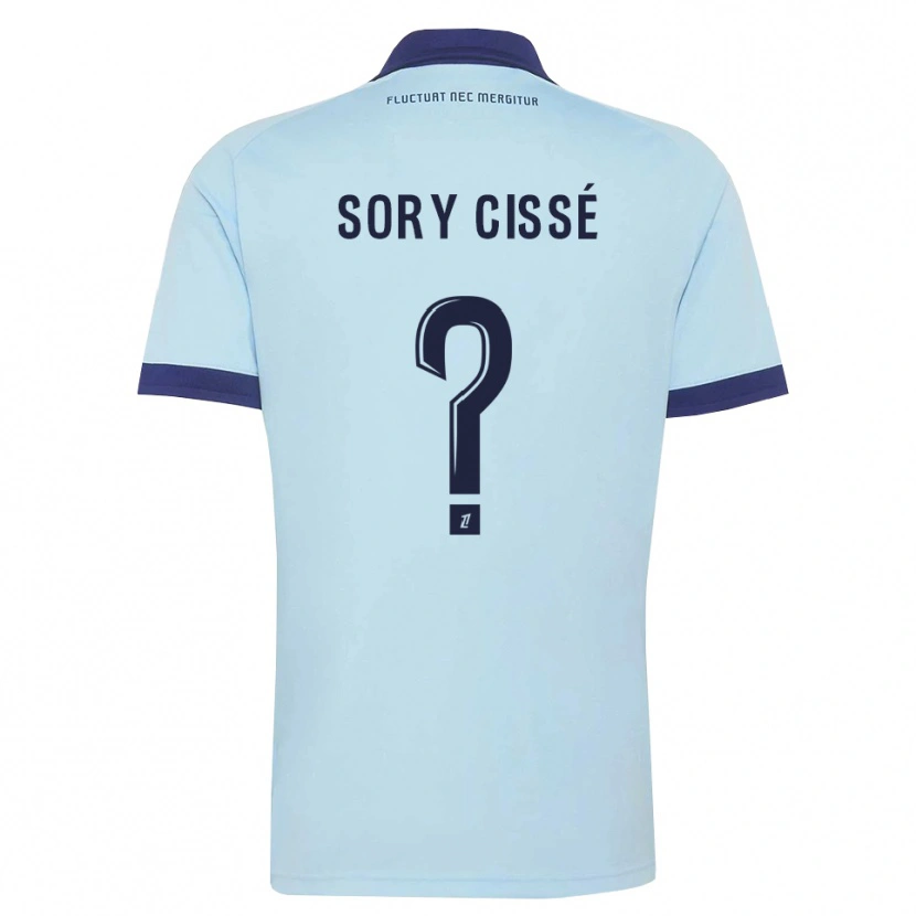 Danxen Mujer Camiseta Ibrahim Sory Cissé #0 Azul Aciano Negro 2ª Equipación 2026/27 La Camisa México
