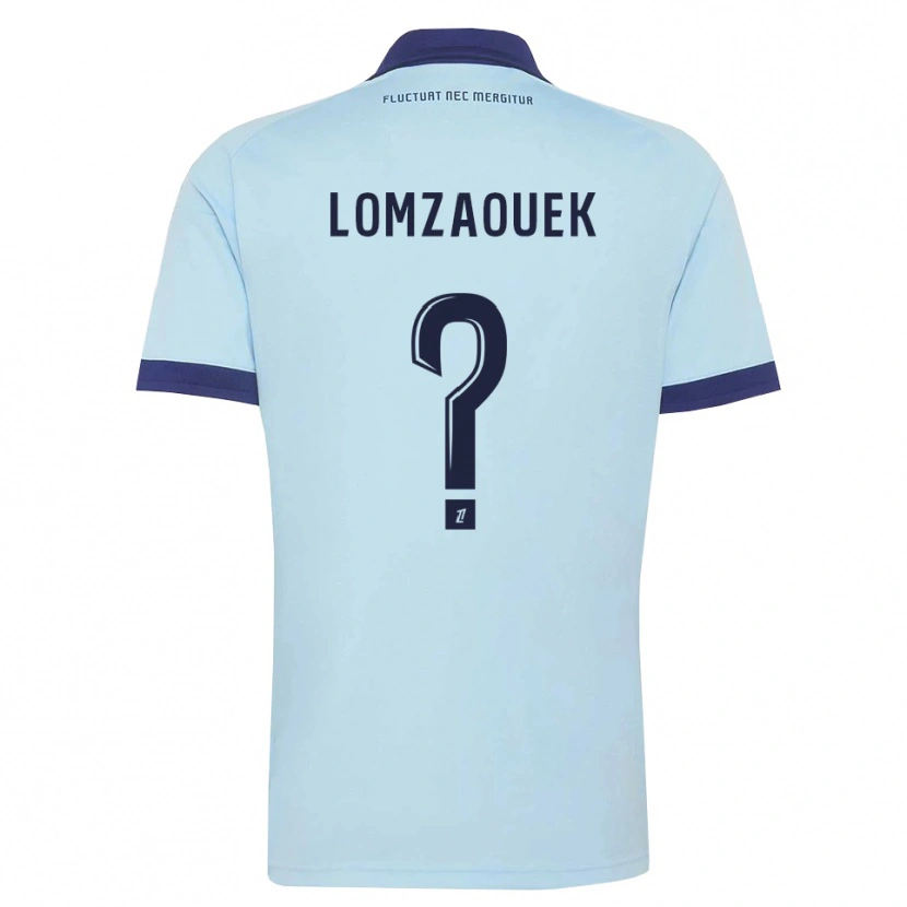 Danxen Mujer Camiseta Shahine Lomzaouek #0 Azul Aciano Negro 2ª Equipación 2026/27 La Camisa México