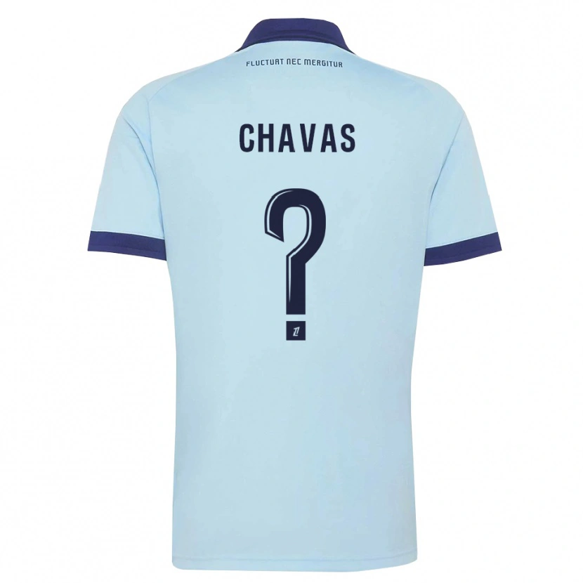 Danxen Mujer Camiseta Mylène Chavas #0 Azul Aciano Negro 2ª Equipación 2026/27 La Camisa México