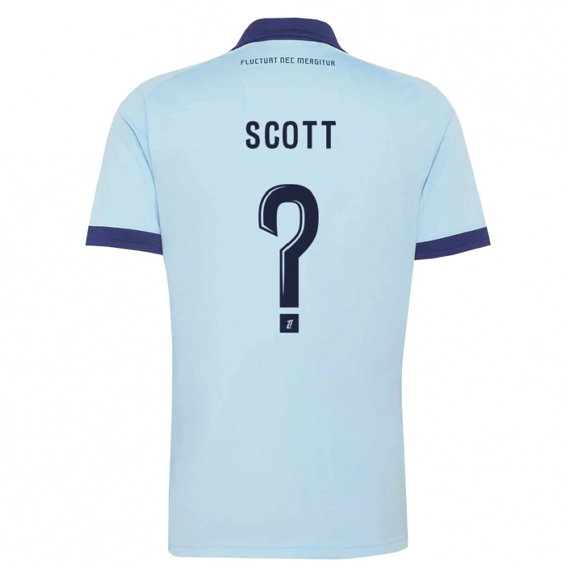 Danxen Mujer Camiseta Sheika Scott #0 Azul Aciano Negro 2ª Equipación 2026/27 La Camisa México