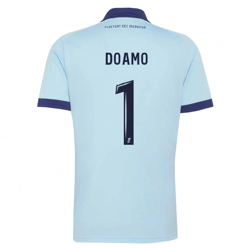 Danxen Mujer Camiseta Isaac Doamo #1 Azul Aciano Negro 2ª Equipación 2026/27 La Camisa México