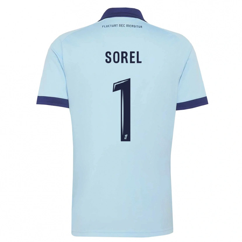 Danxen Mujer Camiseta Sacha Sorel #1 Azul Aciano Negro 2ª Equipación 2026/27 La Camisa México