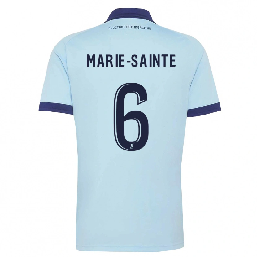 Danxen Mujer Camiseta Andrew Marie-Sainte #6 Azul Aciano Negro 2ª Equipación 2026/27 La Camisa México