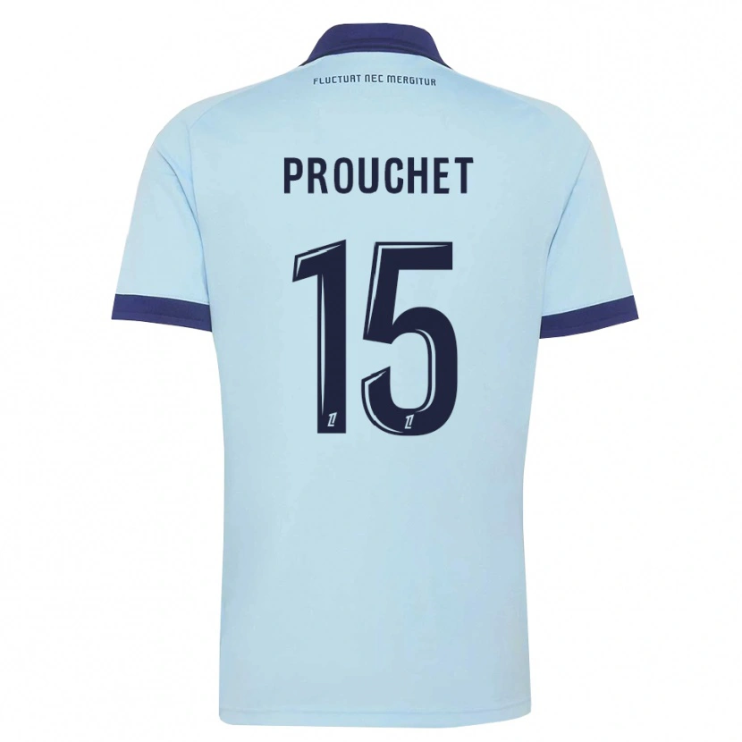 Danxen Mujer Camiseta Killian Prouchet #15 Azul Aciano Negro 2ª Equipación 2026/27 La Camisa México