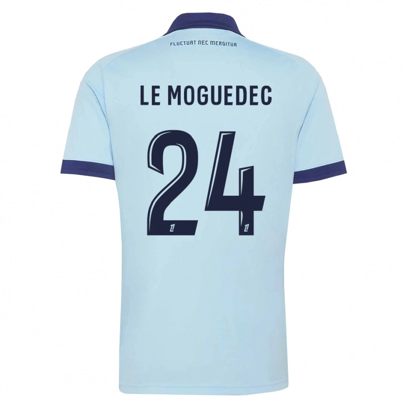 Danxen Mujer Camiseta Anaële Le Moguedec #24 Azul Aciano Negro 2ª Equipación 2026/27 La Camisa México