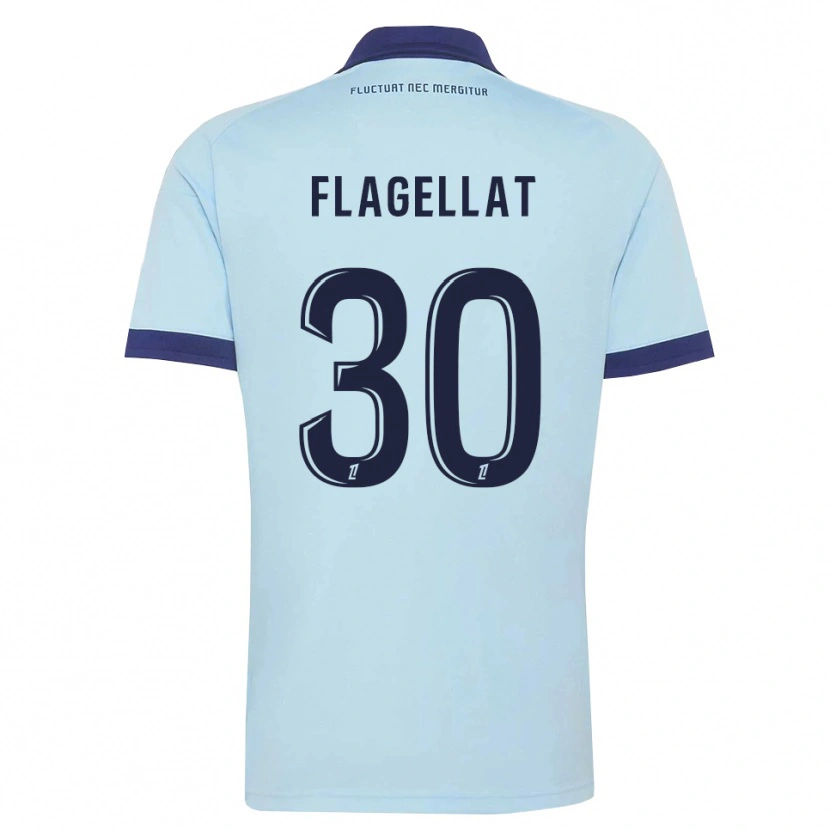 Danxen Mujer Camiseta Alizée Flagellat #30 Azul Aciano Negro 2ª Equipación 2026/27 La Camisa México