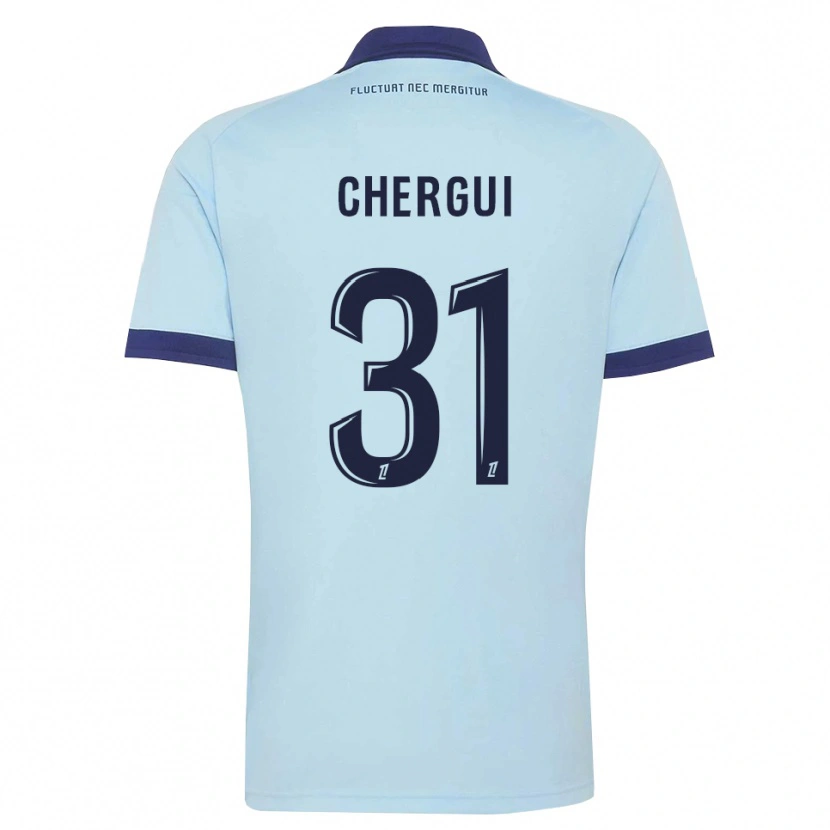 Danxen Mujer Camiseta Samir Chergui #31 Azul Aciano Negro 2ª Equipación 2026/27 La Camisa México