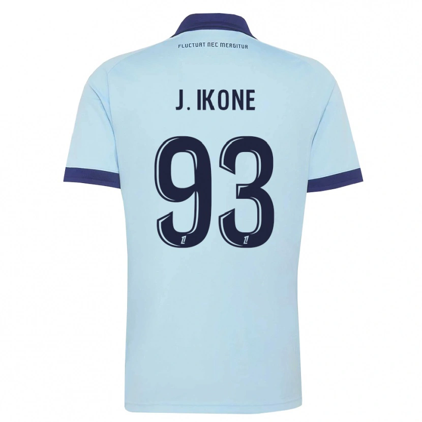 Danxen Mujer Camiseta Jonathan Ikoné #93 Azul Aciano Negro 2ª Equipación 2026/27 La Camisa México