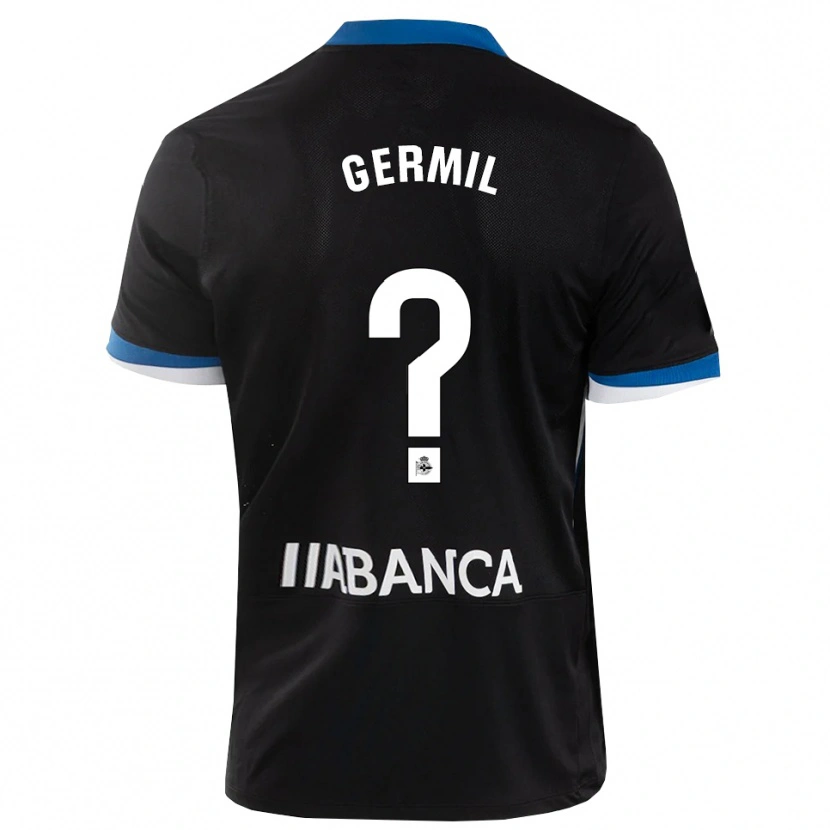 Danxen Mujer Camiseta Darío Germil #0 Negro Azul Blanco 2ª Equipación 2026/27 La Camisa México